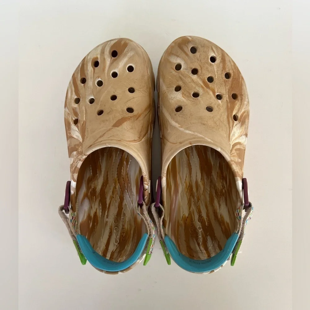 Crocs X Cinnamon Toast Crunch All Terrain Clogs, Brown Sugar/Blue, M10/W12